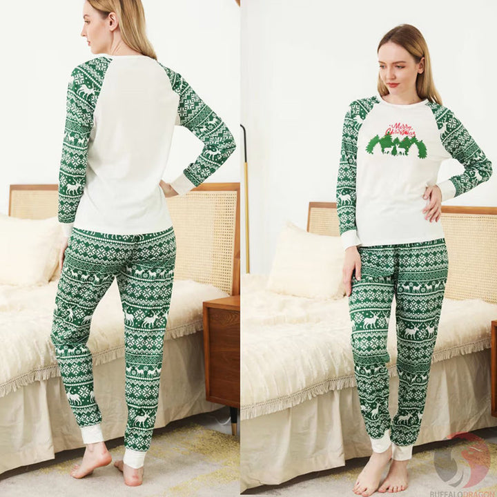 Joyeux Noël dans la jungle Pyjama de Noël assorti pour toute la famille