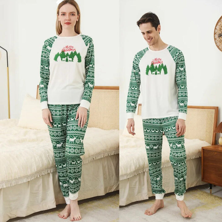 Joyeux Noël dans la jungle Pyjama de Noël assorti pour toute la famille