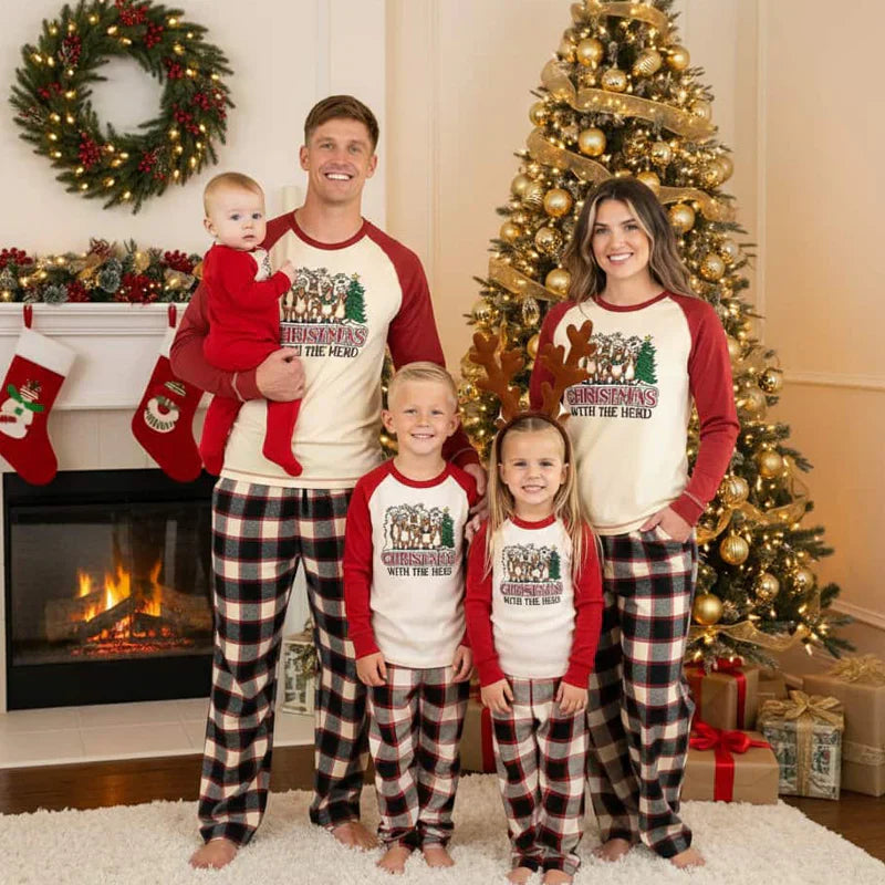 What Happens When Autumn Colors Encounter the Plushest Matching PJs Ever?