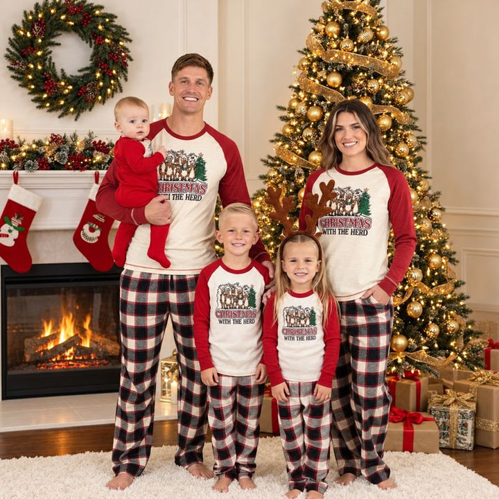 Christmas With the Herd Family Matching Pajamas