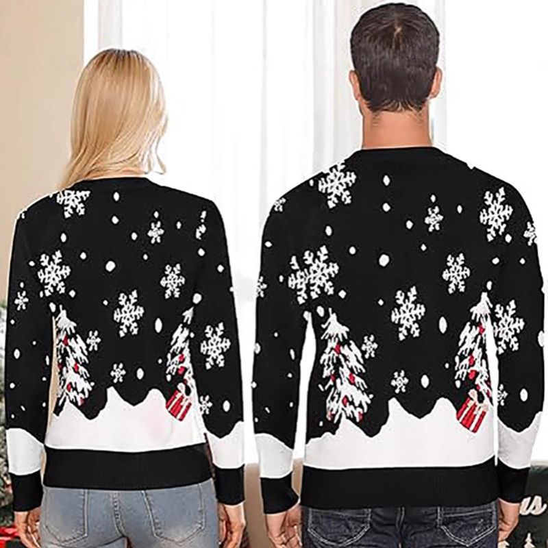 Cool Reindeer Crewneck Family Matching Christmas Jumpers