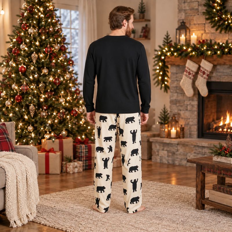 Dancing Bear Family Matching Christmas Pajamas