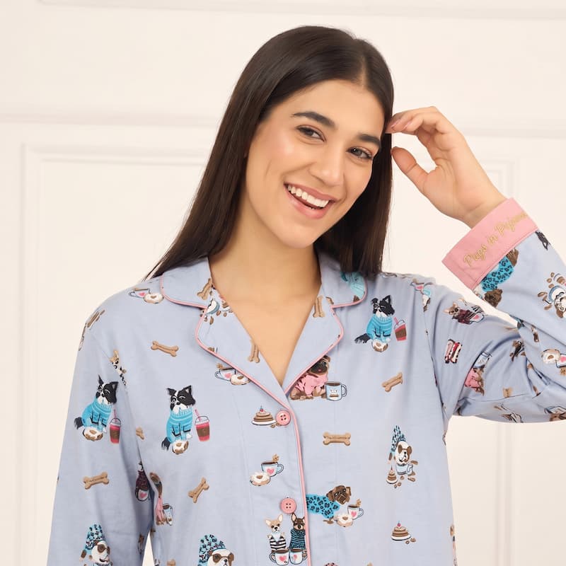 dog and treats pajamas