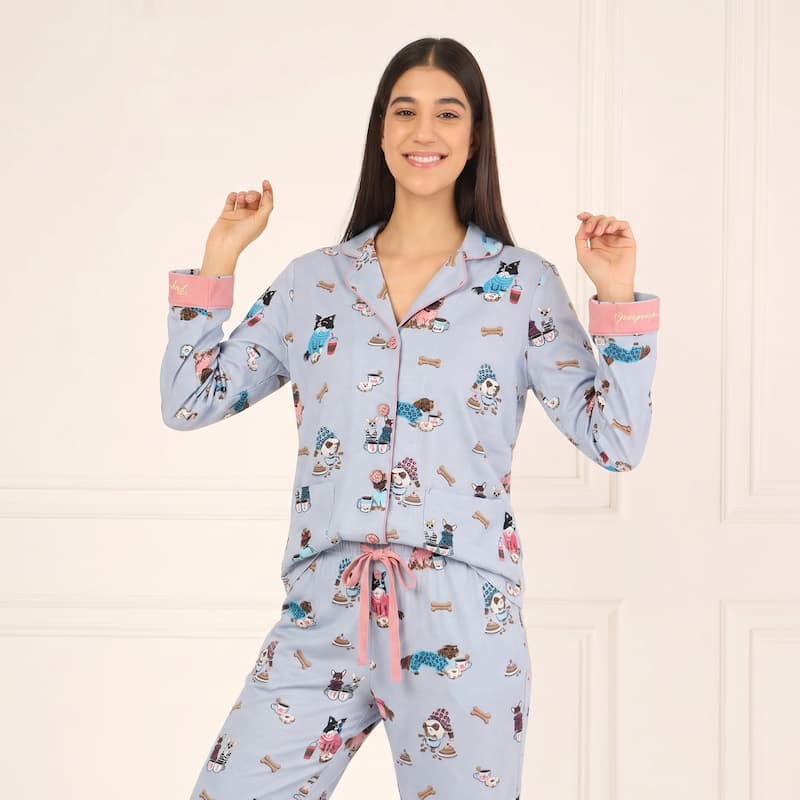 dog and treats pajamas