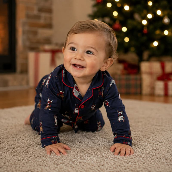 Pyjamas assortis pour la famille des chiens