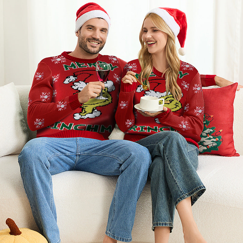 Grinch Cheer Christmas Jumper