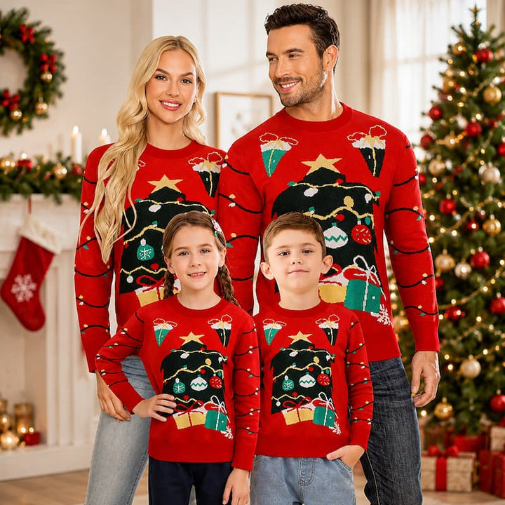 Holiday String Lights Graphic Christmas Jumper