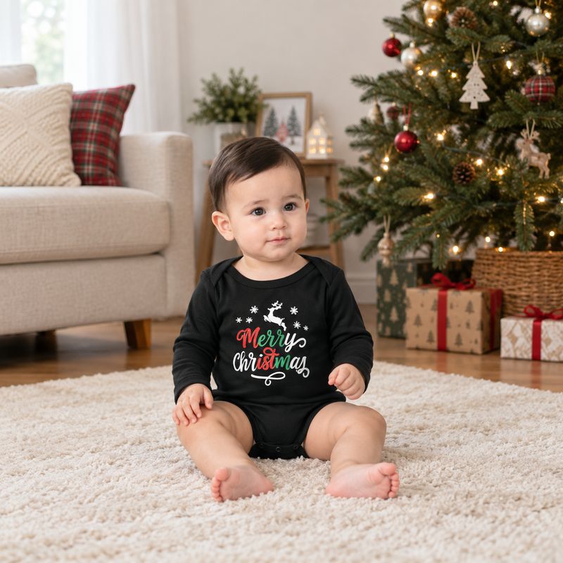 Merry Christmas Tshirt Pajama Set