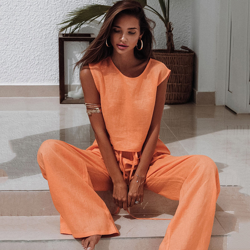 orange sleeper pajamas