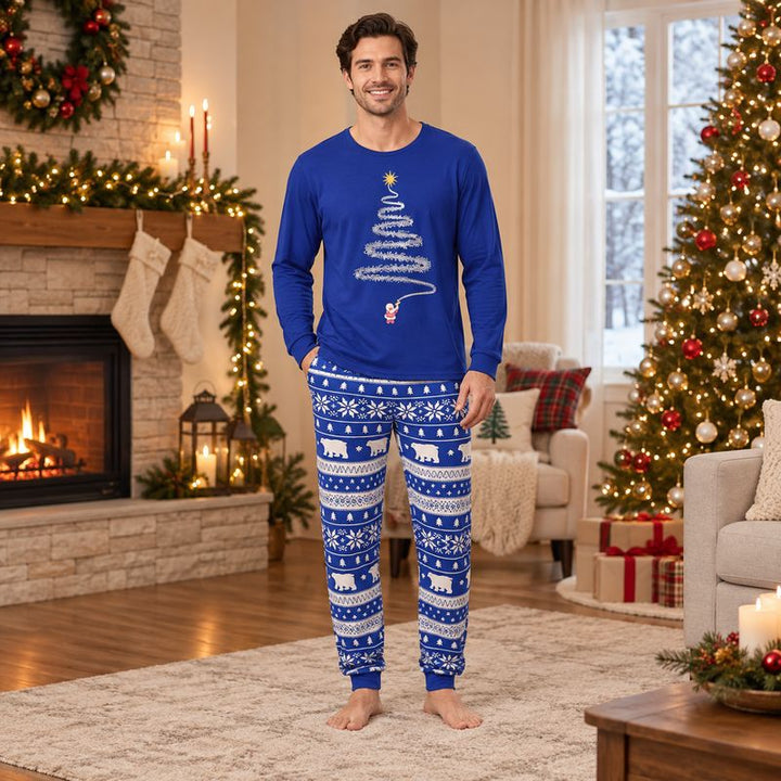Sparkling Christmas Tree Family Matching Christmas Pajamas
