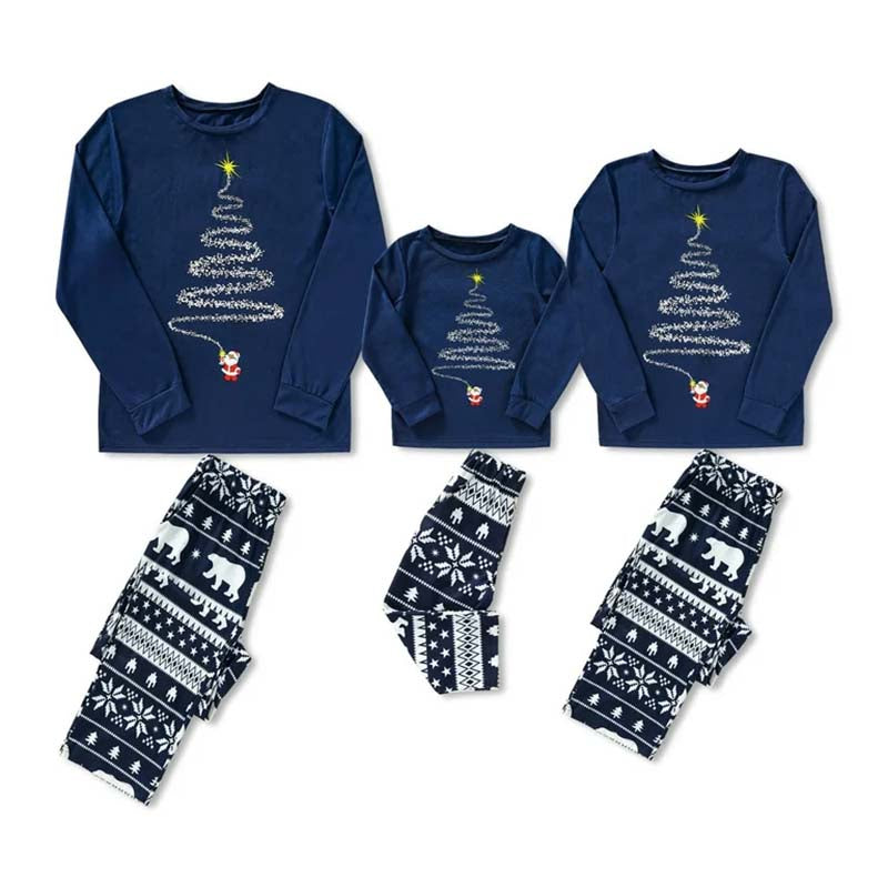 Sparkling Christmas Tree Family Matching Christmas Pajamas