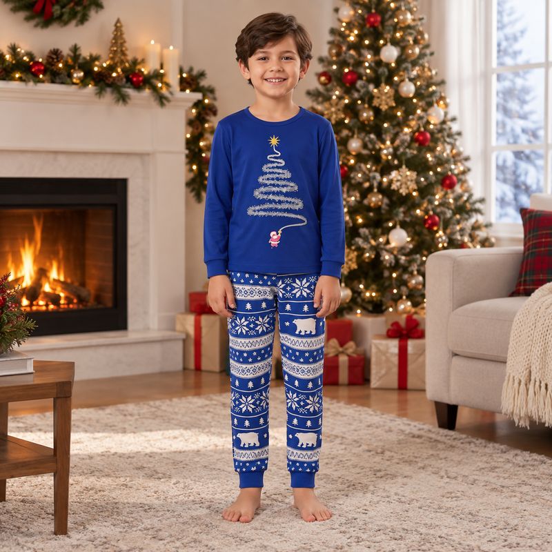 Sparkling Christmas Tree Family Matching Christmas Pajamas