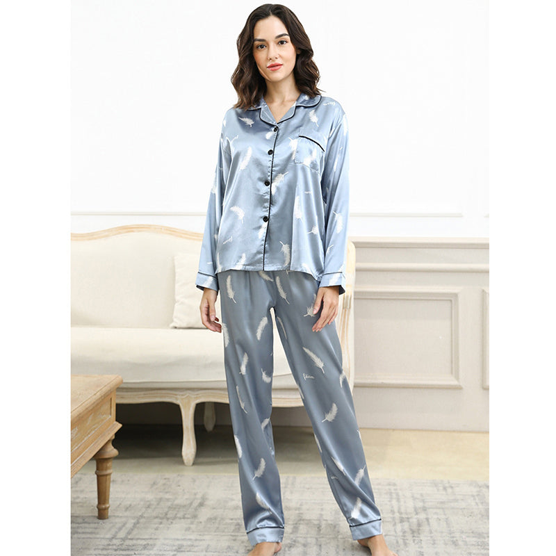 Feather Pajamas Set